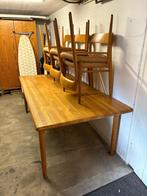 Vintage Deense eetkamer set – vermoedelijk Niels Otto Møller, Huis en Inrichting, Ophalen, Gebruikt, Scandinavisch, 50 tot 100 cm