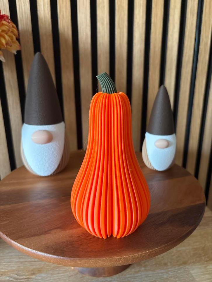 3D Geprinte Fles Pompoen - Herfst Decoratie, Huis en Inrichting, Woonaccessoires | Overige, Nieuw, Ophalen of Verzenden