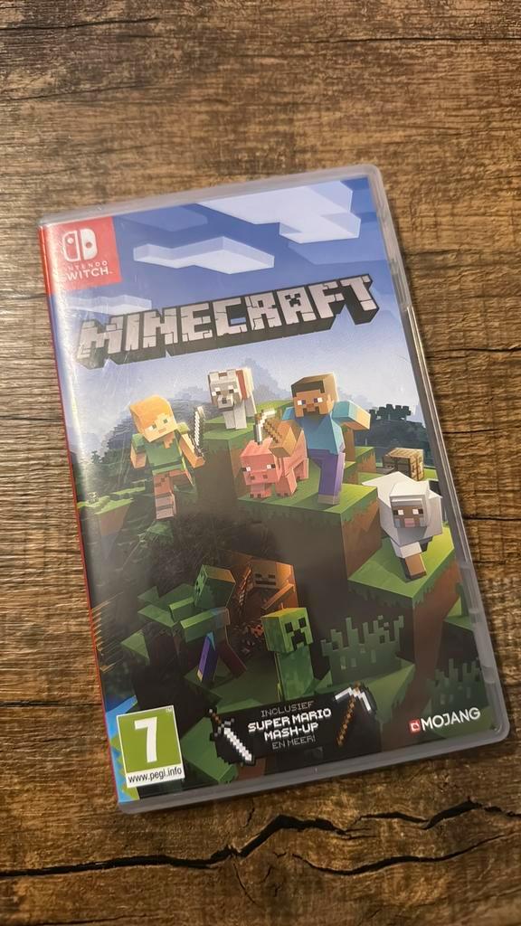 Minecraft, Spelcomputers en Games, Games | Nintendo Switch, Zo goed als nieuw, Overige genres, 1 speler, Vanaf 12 jaar, Online