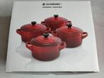 Le Creuset , set van 4 mini cocottes 10cm, Ophalen, Nieuw, Overige materialen