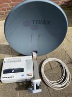 Sateliet Schotel compleet met decoder en kabel, Ophalen, Gebruikt, (Schotel)antenne, Overige merken