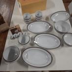 Ikea accenten spal Portugal servies wit met bruine randen, Huis en Inrichting, Keuken | Servies, Ophalen of Verzenden, Overige stijlen