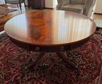 Ronde mahoniehouten salontafel, Huis en Inrichting, Tafels | Salontafels, Ophalen, 50 tot 100 cm, Rond, 50 tot 100 cm
