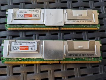 2 keer 1GB server/workstation werkgeheugen (Mac Pro) beschikbaar voor biedingen
