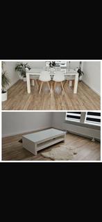 Eettafel salontafel en 6 nieuwe stolen, Huis en Inrichting, Tafels | Eettafels, Ophalen, Rechthoekig, 100 tot 150 cm, 50 tot 100 cm