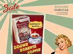Reclamebord Douwe Egberts - Lekkere koffie 30x40, Verzamelen, Merken en Reclamevoorwerpen, Ophalen of Verzenden, Zo goed als nieuw