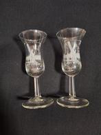 JUTTERTJE glaasjes 2 stuks, Ophalen of Verzenden, Zo goed als nieuw, Borrel- of Shotglas