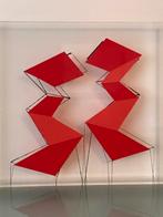 Sonja Besselink, plexiglas object, zigzag rood, Ophalen of Verzenden