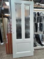 88x231,5cm binnendeur opdek R incl satij facet glas CD8, Doe-het-zelf en Verbouw, Ophalen, 80 tot 100 cm, Binnendeur, Zo goed als nieuw