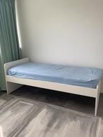 Bed, 90 cm, Eenpersoons, Wit, Zo goed als nieuw