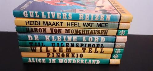 8 x vintage jeugdboeken van de wonderserie jaren 70 ! ! !, Boeken, Kinderboeken | Jeugd | onder 10 jaar, Zo goed als nieuw, Sprookjes