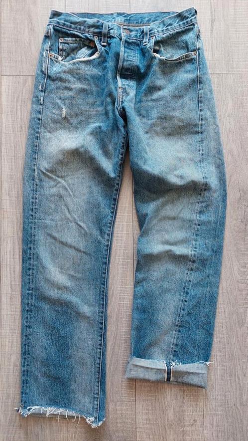 Levis Vintage Clothing 60s 501XX W30, Kleding | Heren, Spijkerbroeken en Jeans, Gedragen, Overige jeansmaten, Blauw, Ophalen of Verzenden
