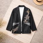 Vintage Denim blazer met vlindermotieven, Kleding | Dames, Jasjes, Kostuums en Pakken, Zwart, Maat 46/48 (XL) of groter, Nieuw
