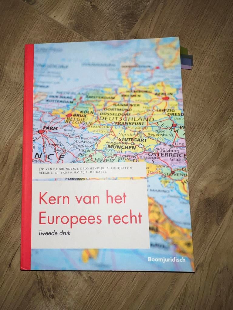 Kern van het Europees recht - Tweede druk, Boeken, Studieboeken en Cursussen, Ophalen of Verzenden, Alpha, Gelezen, HBO