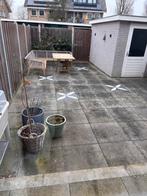 Betontegels 60x60 - Tuintegels, Tuin en Terras, Tegels en Klinkers, Ophalen, Gebruikt, Minder dan 5 m², Beton