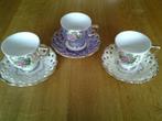 3 kop met schotels "Versailles", Ophalen of Verzenden