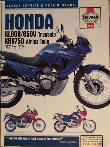 Honda XL600/650V Transalp XRV750 Africa Twin sleutelboek  beschikbaar voor biedingen