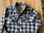 Geruite blouse met teddy voering maat 134/140, Ophalen of Verzenden, Zo goed als nieuw