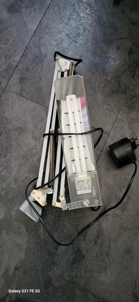 Bureau Lamp - Verstelbaar, Huis en Inrichting, Lampen | Vloerlampen, Gebruikt, Minder dan 100 cm, Kunststof, Metaal, Ophalen