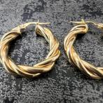 14k gouden oorbellen creolen nieuw, Ophalen of Verzenden, Nieuw, Goud