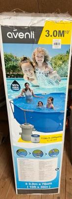 Zwembad Avenli 300x76, Tuin en Terras, Zwembaden, Ophalen, Minder dan 80 cm, Zo goed als nieuw, Opzetzwembad