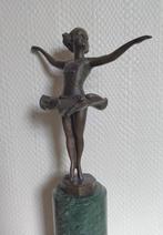 Bronzen beeldje danseres, Ophalen of Verzenden, Zo goed als nieuw, Mens