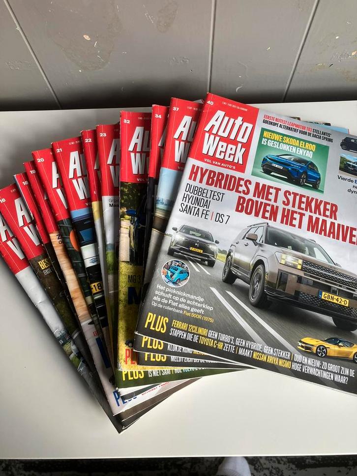 16 auto tijdschriften, Boeken, Tijdschriften en Kranten, Gelezen, Sport en Vrije tijd, Ophalen