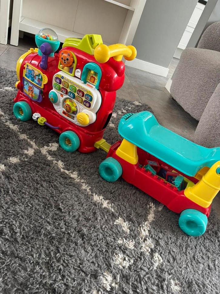 Rijd & Leer Letterlocomotief, Kinderen en Baby's, Speelgoed | Vtech, Zo goed als nieuw, 6 maanden tot 2 jaar, Ophalen of Verzenden