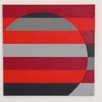 Abstract schilderij 70x70 cm, Ophalen of Verzenden