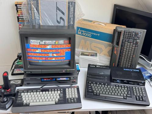 Unieke vintage MSX-collectie met 40 computers, games en meer, Computers en Software, Vintage Computers, Ophalen