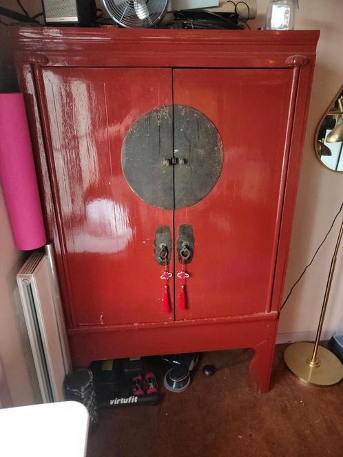 Chinese Bruidskast - Rode Kast, Antiek en Kunst, Antiek | Meubels | Kasten, Ophalen