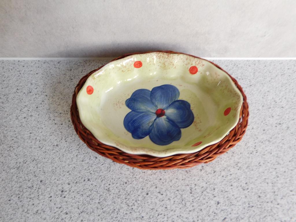 Souffle schaal 9,5x13 cm. Gerimport Murcia Spain, Huis en Inrichting, Keuken | Servies, Keramiek, Ophalen of Verzenden, Overige stijlen