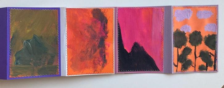 Kunst kaarten art serienummer 1, Antiek en Kunst, Kunst | Schilderijen | Modern, Ophalen