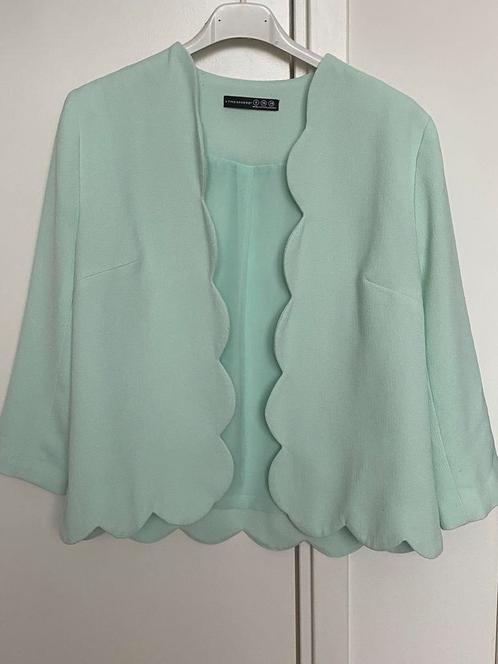 Heel mooi feestelijk mint-kleurig jasje Atmosphere mt 8(36), Kleding | Dames, Jasjes, Kostuums en Pakken, Zo goed als nieuw, Jasje