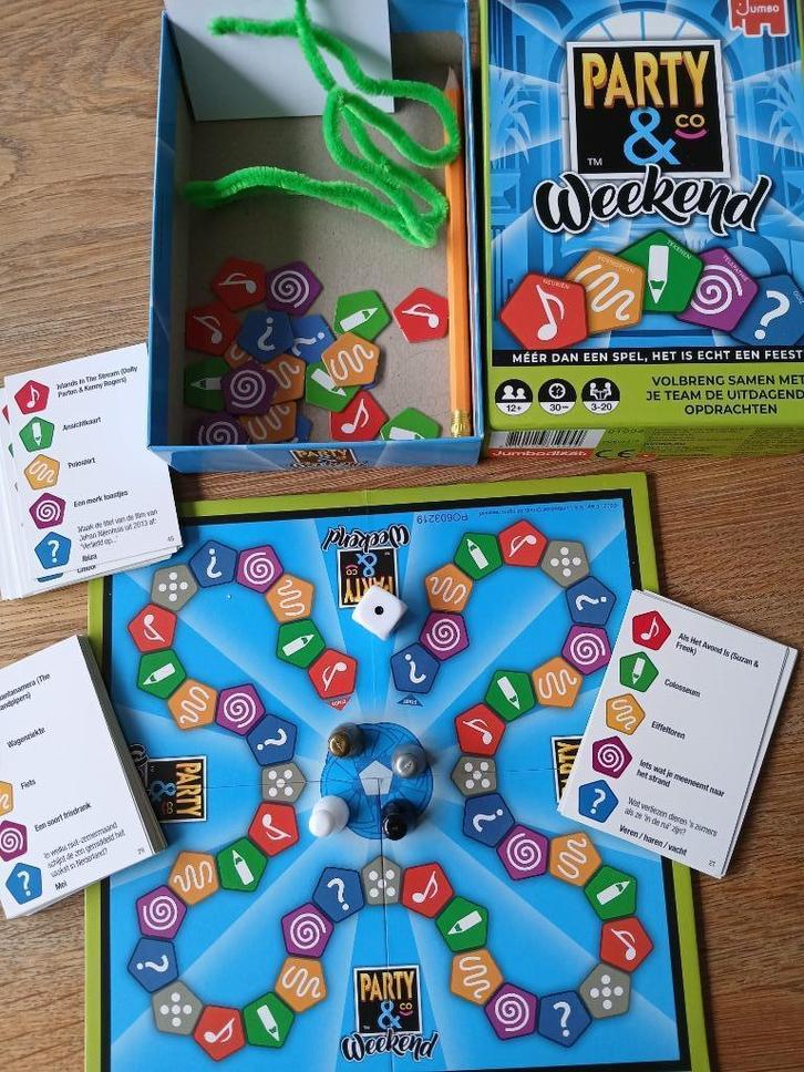 Party & Co Weekend, reiseditie, Hobby en Vrije tijd, Gezelschapsspellen | Bordspellen, Zo goed als nieuw, Drie of vier spelers