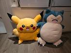 Pikachu & Snorlax Knuffels - Pokémon Pluche, Ophalen, Zo goed als nieuw, Overige typen