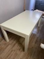 Eettafel Wit, Huis en Inrichting, Tafels | Eettafels, Ophalen, Zo goed als nieuw, Rechthoekig, 50 tot 100 cm