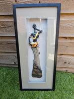 Afrikaans Schilderij - Vrouwelijk Figuur, Antiek en Kunst, Ophalen