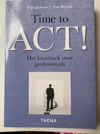 Gijs Jansen - Time to ACT! Nieuw, Ophalen of Verzenden, Zo goed als nieuw, Gijs Jansen; Tim Batink