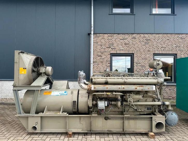 MWM RHS 618 V16 Piller 450 kVA noodstroom generatorset Ex Em, Zakelijke goederen, Machines en Bouw | Aggregaten, Ophalen of Verzenden