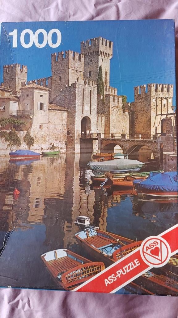 Sirmione Gardameer Puzzel 1000 stukjes, Ophalen of Verzenden, 500 t/m 1500 stukjes, Zo goed als nieuw, Legpuzzel