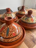 Tajine geglazuurd decoratie marokkaans aardewerk, Huis en Inrichting, Keuken | Potten en Pannen, Ophalen of Verzenden, Nieuw, Overige materialen