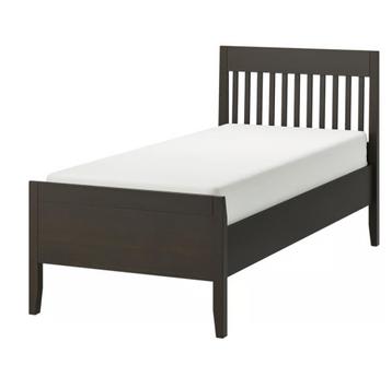IKEA IDANÄS Bedframe 90x200 Donkerbruin – uitstekende staat - afbeelding 2