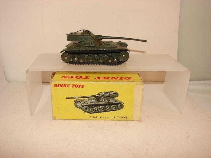 Dinky toy 817 Char AMX tank in doos uit 1959, Hobby en Vrije tijd, Modelauto's | 1:43, Zo goed als nieuw, Auto, Dinky Toys, Ophalen of Verzenden