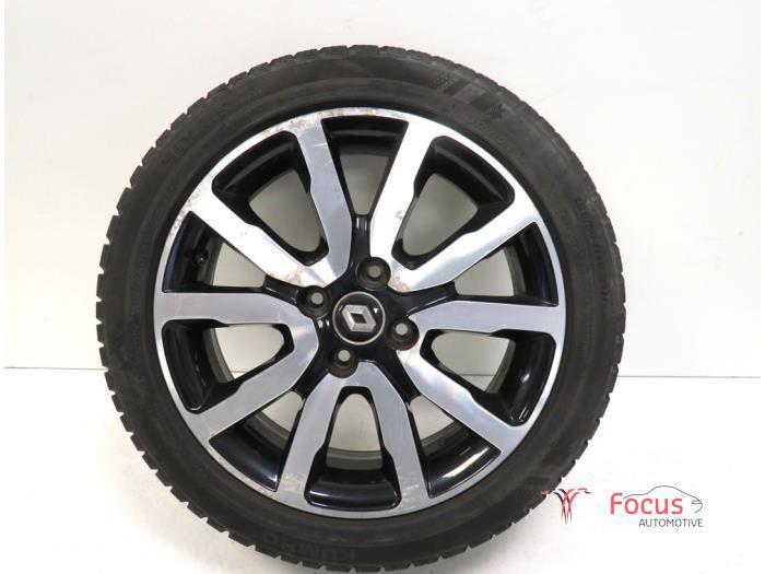 Velg + Winterband van een Renault Twingo, Auto-onderdelen, Banden en Velgen, Personenwagen, Gebruikt, 6 maanden garantie, 12 maanden garantie