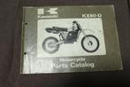 Kawasaki KX80-D 1981 motorcycle parts catalog KX 80 D2, Motoren, Ophalen of Verzenden, Kawasaki