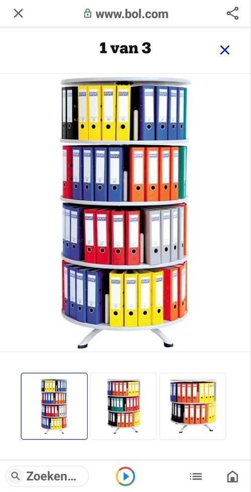 Ordnermolen Draaibare Archiefkast - Ordner Opbergsysteem, Huis en Inrichting, Kasten | Stellingkasten, Gebruikt, Ophalen