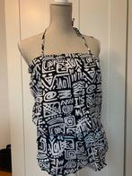 Zwart witte Playsuit - Maat L, Zwart, Maat 42/44 (L), Ophalen of Verzenden, Coolcat