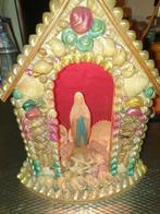 Vintage matia schelpenlamp kapelletje, Antiek en Kunst, Antiek | Religie, Ophalen