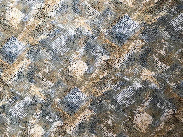 STOF katoen popeline dierenprint luchtig 87 cm x 250 cm, Hobby en Vrije tijd, Stoffen en Lappen, Nieuw, Katoen, 30 tot 120 cm